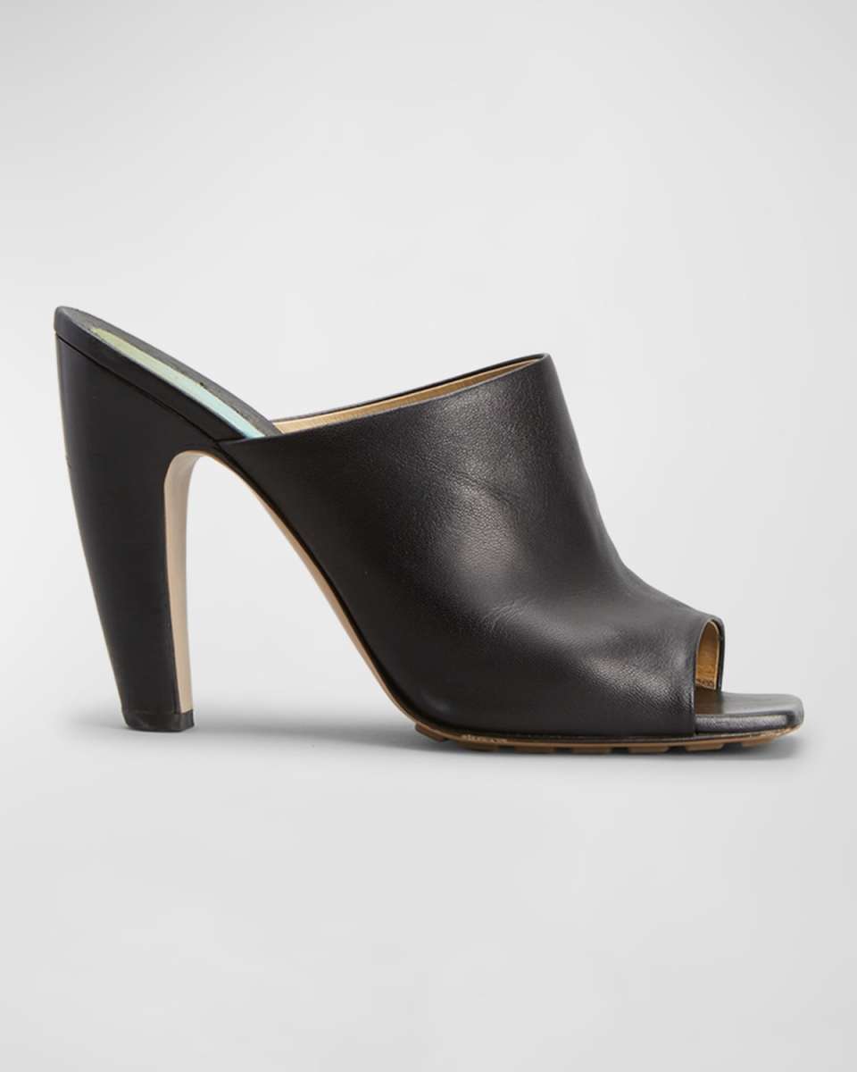 Lambskin Heeled Mule Sandals